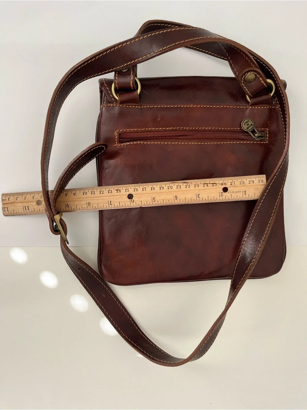 Genuine Leather Crossbody Bag Vintage Messenger Purse